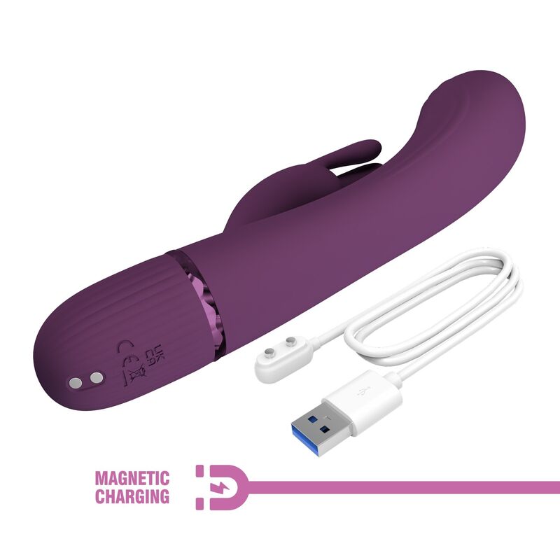 Pretty Love-Rocco Vibrator Rabbit 10 Funzioni Viola · Vibratori (imaginea 5)