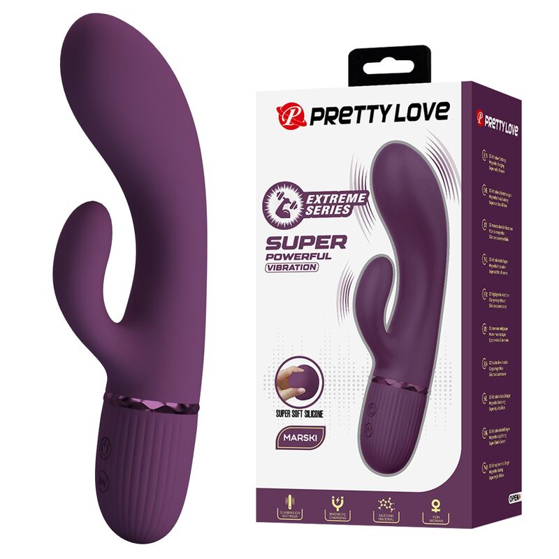 Pretty Love-Margie Vibrator Rabbit 10 Funzioni Viola