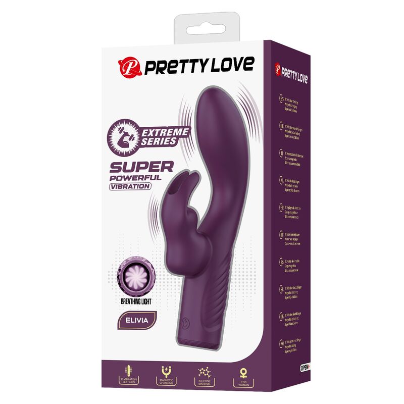 Pretty Love-Olivia Vibratore Rabbit Ricaricabile Viola 8 Pretty Love-Olivia Vibratore Rabbit Ricaricabile Viola · Vibratori (imaginea 8)