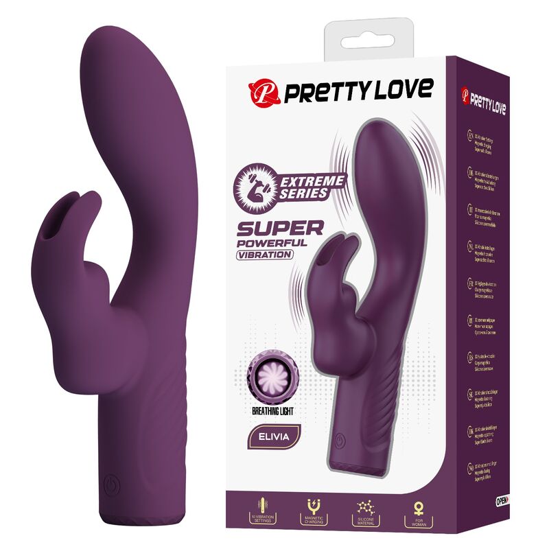 Pretty Love-Olivia Vibratore Rabbit Ricaricabile Viola