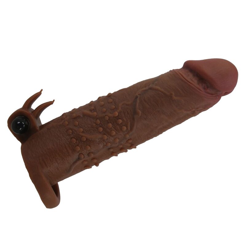 Pretty Love-Quillon Guaina Vibratore per Pene 20 cm Marrone 4 Pretty Love-Quillon Guaina Vibratore per Pene 20 cm Marrone · Anelli & Guaine per pene (imaginea 4)