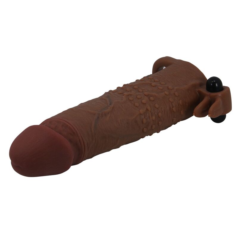 Pretty Love-Quillon Guaina Vibratore per Pene 20 cm Marrone 5 Pretty Love-Quillon Guaina Vibratore per Pene 20 cm Marrone · Anelli & Guaine per pene (imaginea 5)
