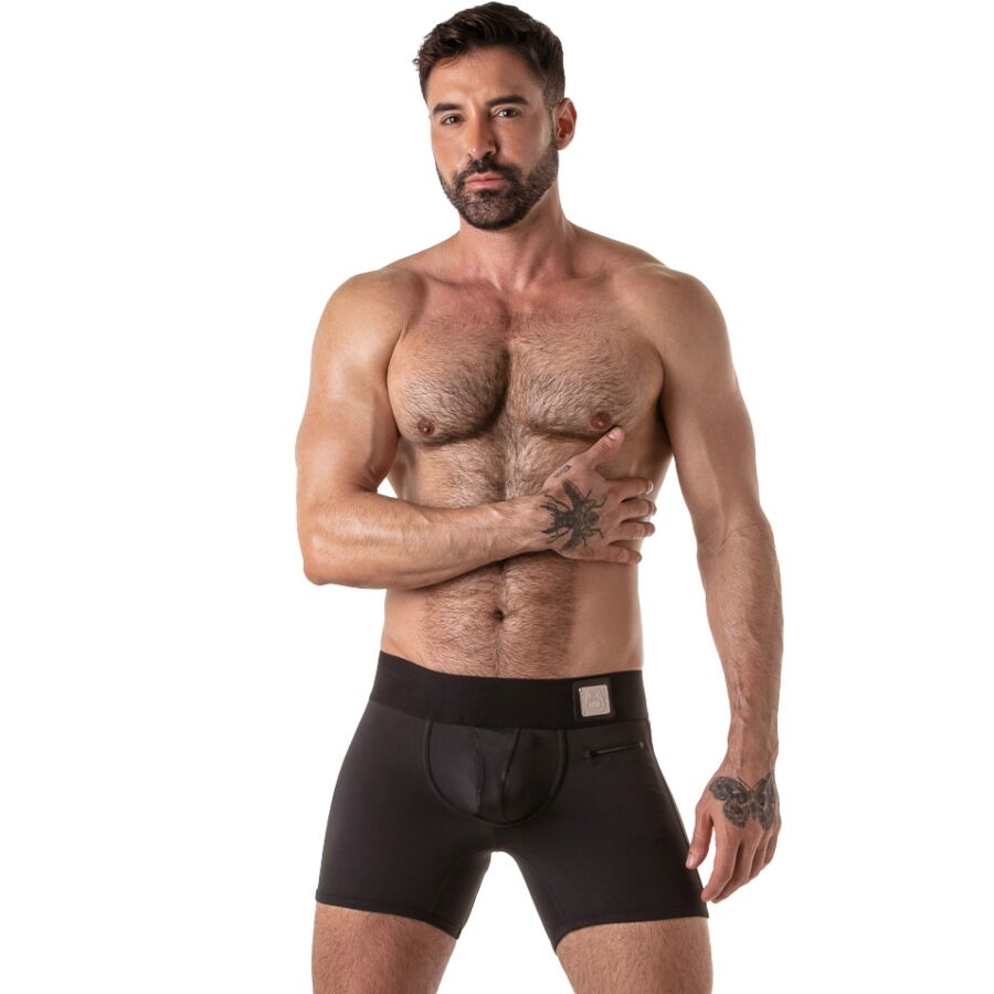 Locker Gear-Wide Waistband Boxer con cerniera sul retro · Intimo uomo