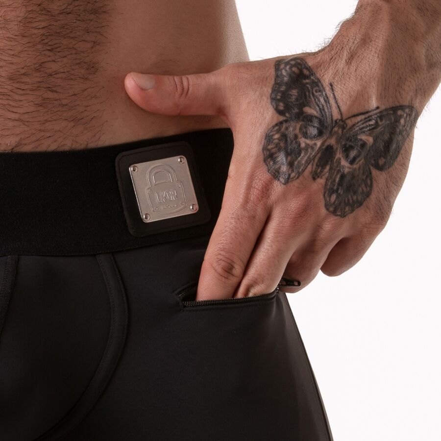 Locker Gear-Wide Waistband Boxer con cerniera sul retro · Intimo uomo (immagine 5)