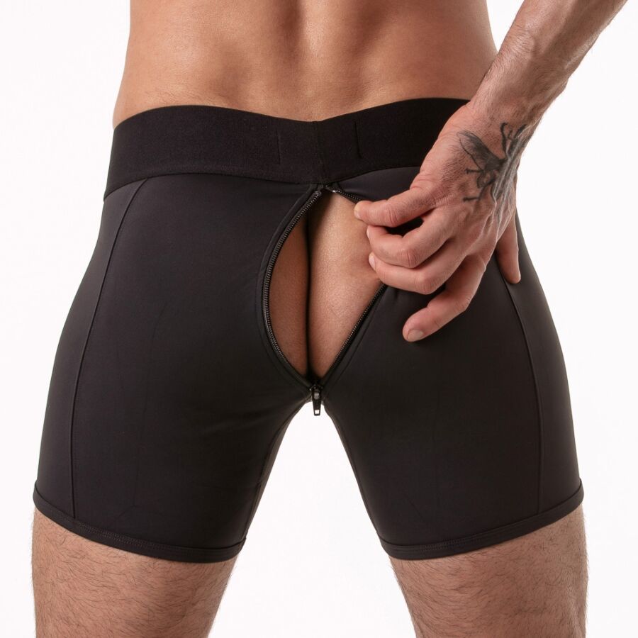 Locker Gear-Wide Waistband Boxer con cerniera sul retro · Intimo uomo (imaginea 2)
