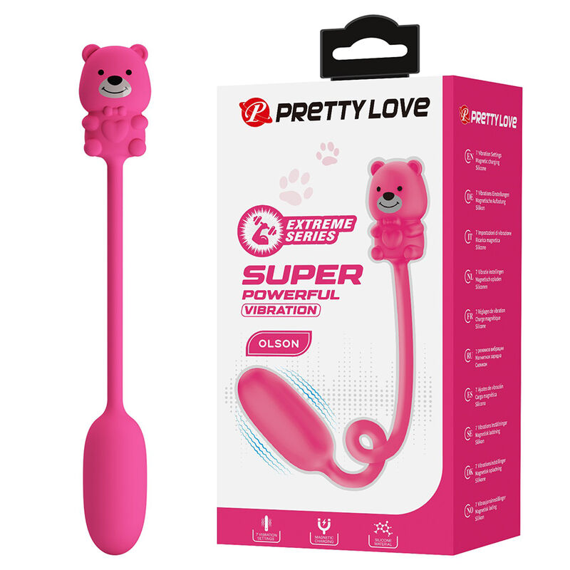Pretty Love-Olson Bullet Vibratore con controllo su filo Rosa