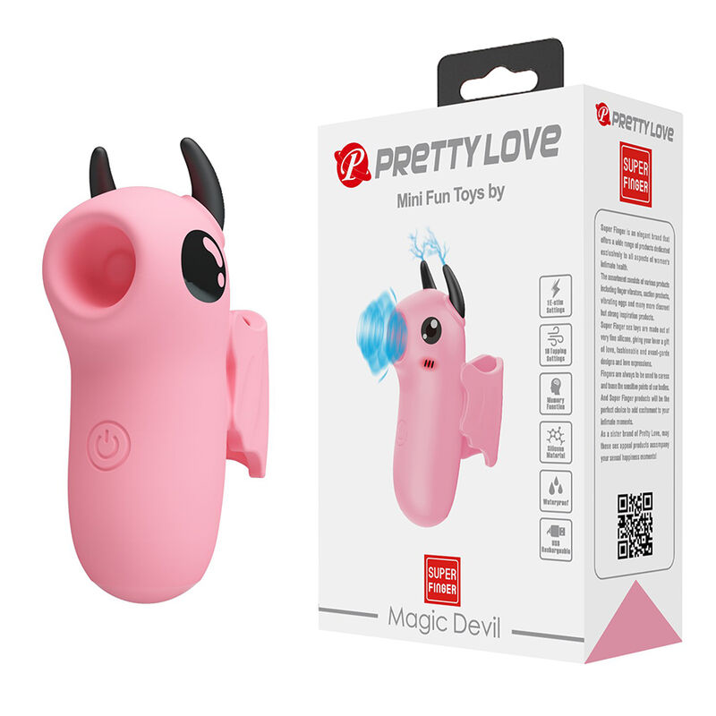 Pretty Love-Magic Devil Stimolatore per Dito Ricaricabile · Vibratori (immagine 2)