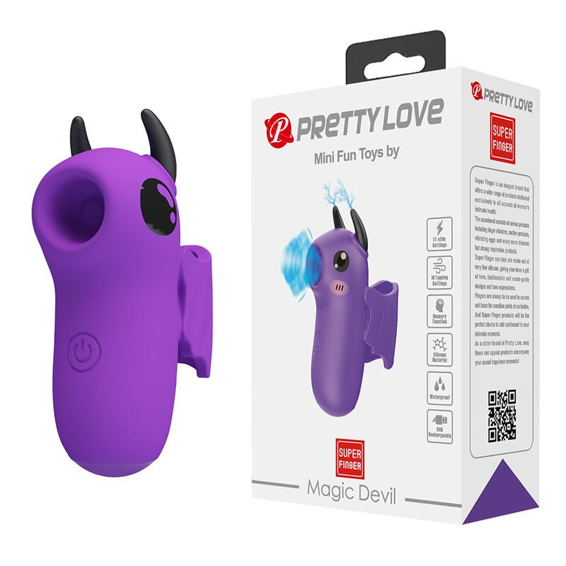 Pretty Love-Magic Devil Stimolatore per Dito Ricaricabile · Vibratori (immagine 13)