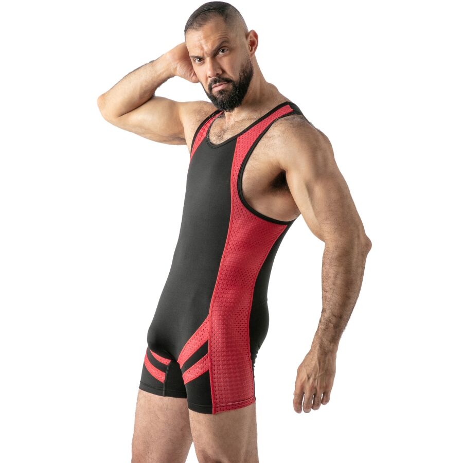 Locker Gear-Open Access Singlet Body Uomo con cerniera · Intimo uomo