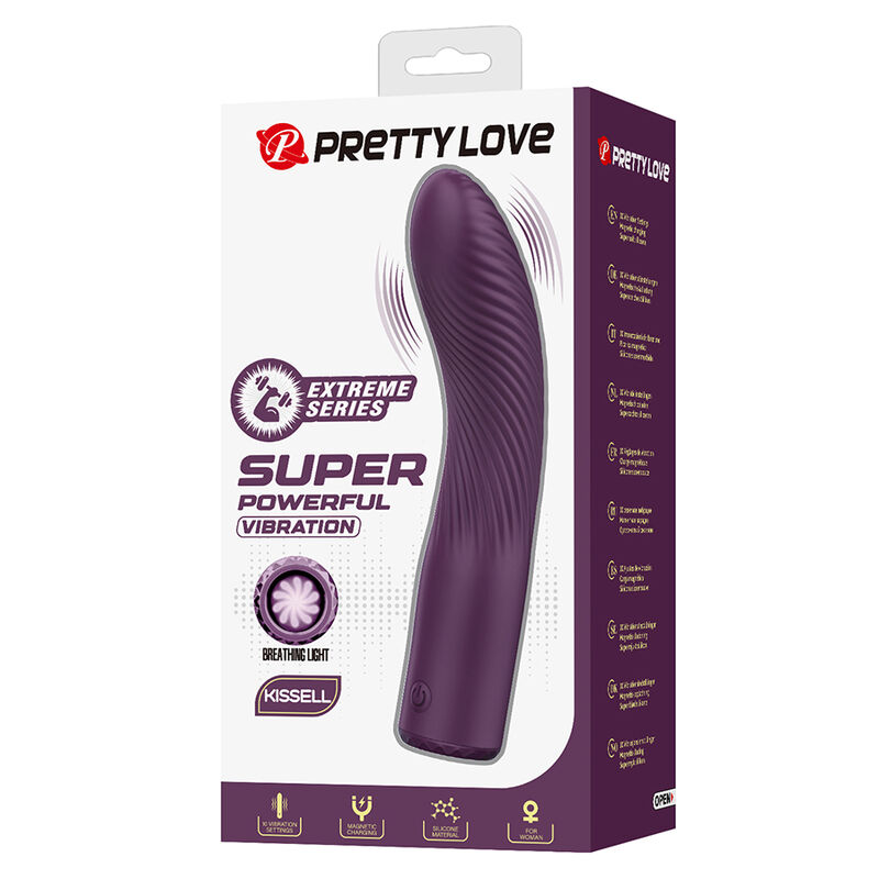 Pretty Love-Kissell Vibratore Ricaricabile 10 Funzioni Viola 5 Pretty Love-Kissell Vibratore Ricaricabile 10 Funzioni Viola · Vibratori (immagine 5)
