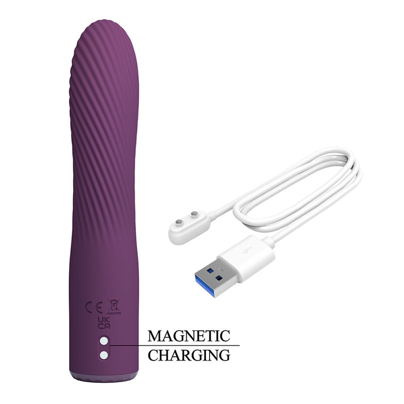 Pretty Love-Kissell Vibratore Ricaricabile 10 Funzioni Viola 3 Pretty Love-Kissell Vibratore Ricaricabile 10 Funzioni Viola · Vibratori (immagine 3)