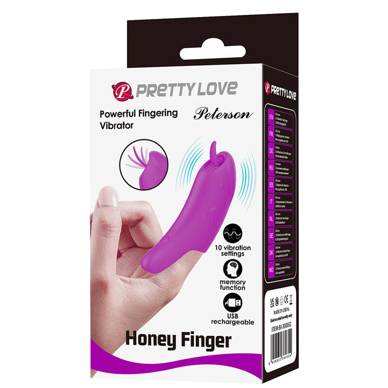 Pretty Love-Peterson vibratore per dito ricaricabile Viola 3 Pretty Love-Peterson vibratore per dito ricaricabile Viola · Vibratori (imaginea 3)