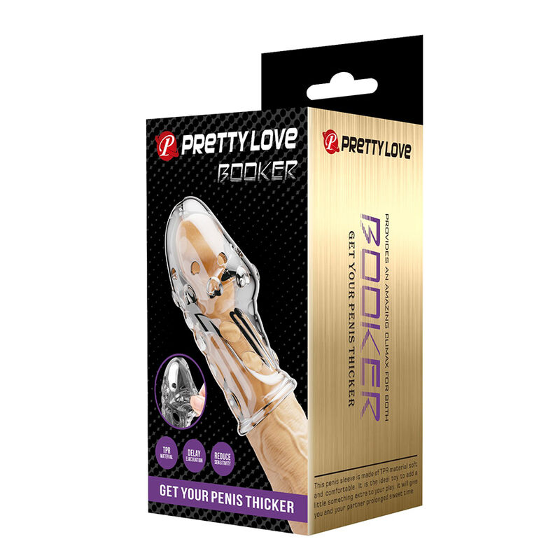 Pretty Love-Rocker Guaina Strutturato per Pene Trasparente 7 Pretty Love-Rocker Guaina Strutturato per Pene Trasparente · Anelli & Guaine per pene (imaginea 7)