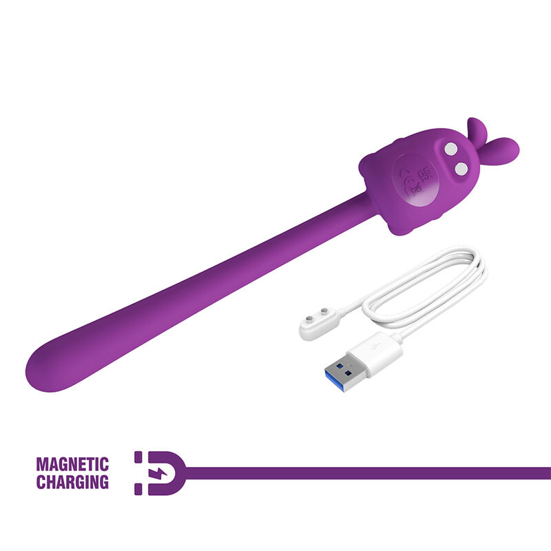 Pretty Love-Cute Bunny Vibratore Flessibile Ricaricabile Viola · Vibratori (immagine 10)