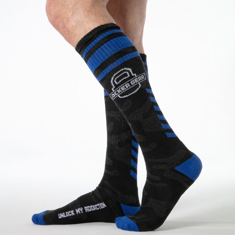 Locker Gear-Full Military Calzini fino al ginocchio Blu · Intimo uomo