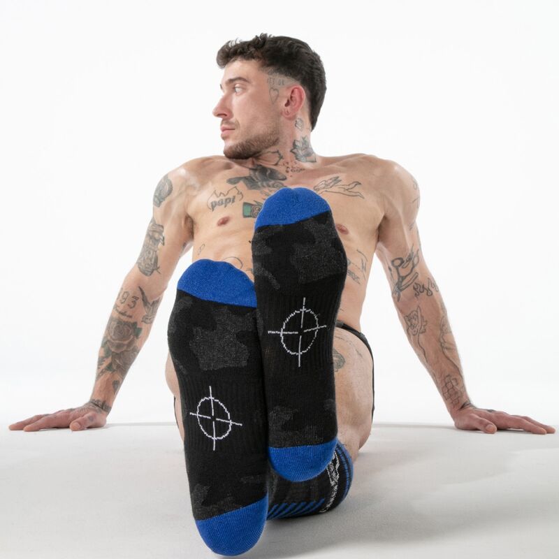 Locker Gear-Full Military Calzini fino al ginocchio Blu 3 Locker Gear-Full Military Calzini fino al ginocchio Blu · Intimo uomo (imaginea 3)