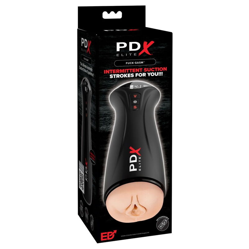 PDX Elite-Fap-Gasm Masturbatore con Suzione e Vibrazione — PIPEDREAMS · Masturbatori
