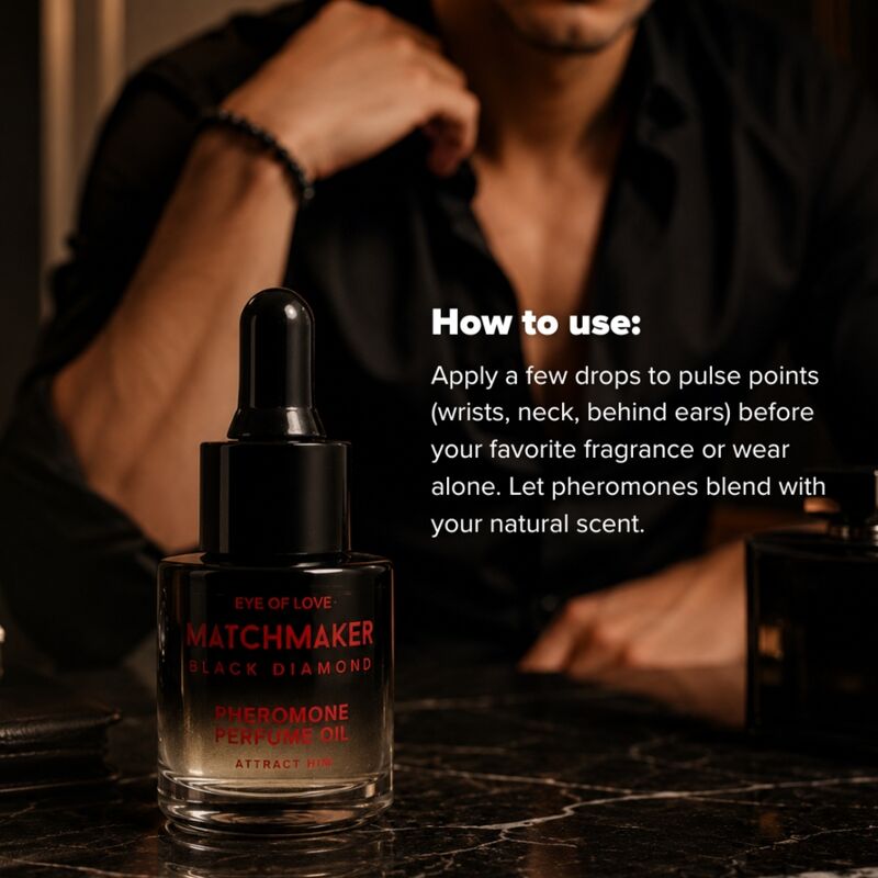 Eye of Love-Black Diamond Olio profumato con Feromoni 20 ml · Massaggio erotico (imaginea 3)