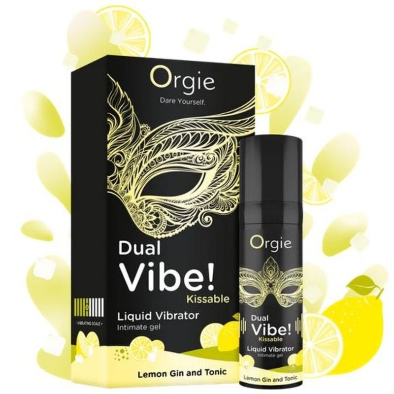 Orgie-Dual Vibe Vibratore Liquido Gin Tonic con Limone 15 ml 3 Orgie-Dual Vibe Vibratore Liquido Gin Tonic con Limone 15 ml · Afrodisiaci donna (imaginea 3)