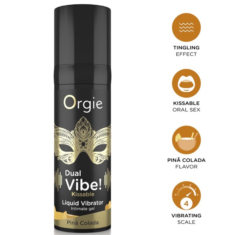 Orgie-Dual Vibe Vibrator Liquid Ananas colada 15 ml