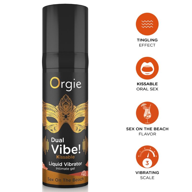 Orgie-Dual Vibe Vibrator Liquid Sex on the Beach 15 ml