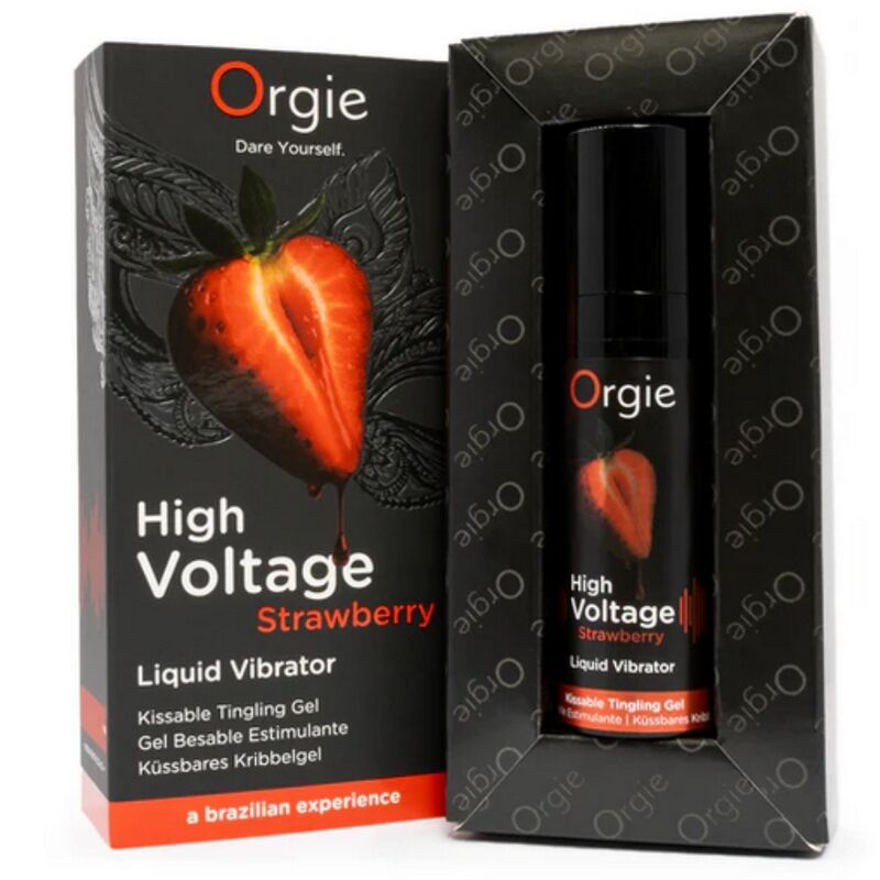 Orgie-Alta Voltaggio Vibratore Liquido Extra Potente Fragole · Afrodisiaci donna (imaginea 3)