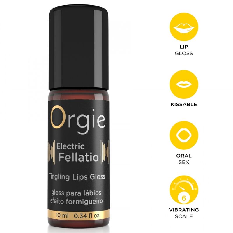 Orgie-Electric Fellatio Lucio di Labbro Vibrante 10 ml