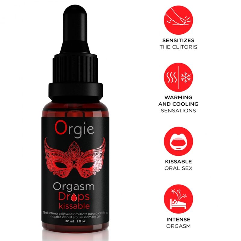 Orgie-Orgasmo Drops Kissable Gocce per Clitoride 30 ml