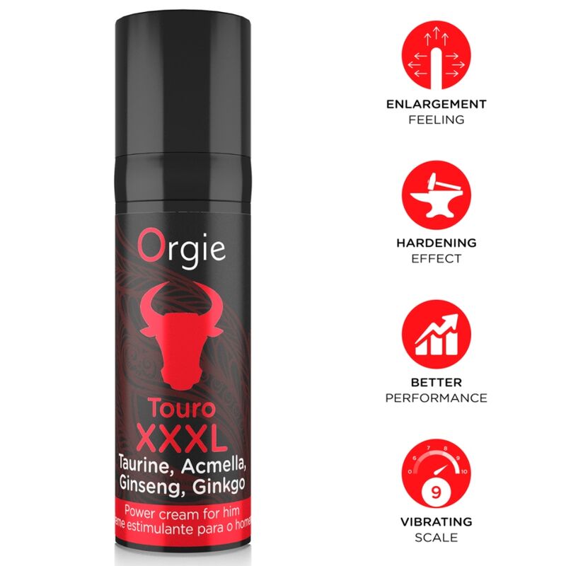 Orgie-Touro XXXL Crema Stimolante per l'Erezione 15 ml 55 Orgie-Touro XXXL Crema Stimolante per l'Erezione 15 ml