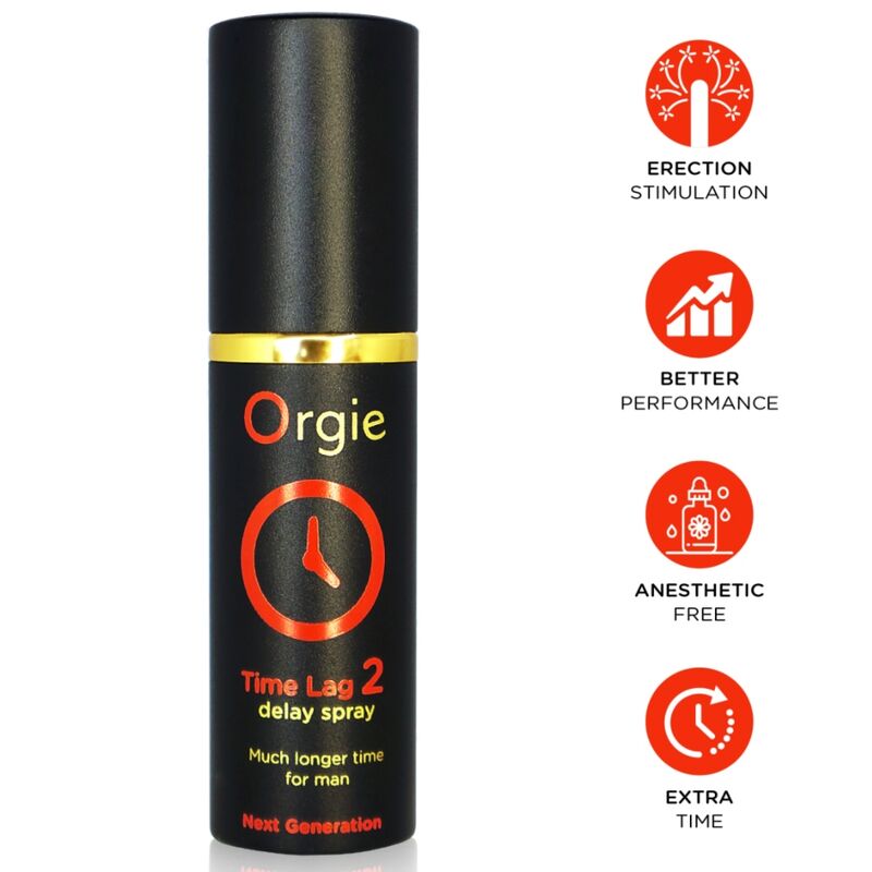 Orgie-Time Lag 2 Spray Ritardo senza Anestetico 10 ml
