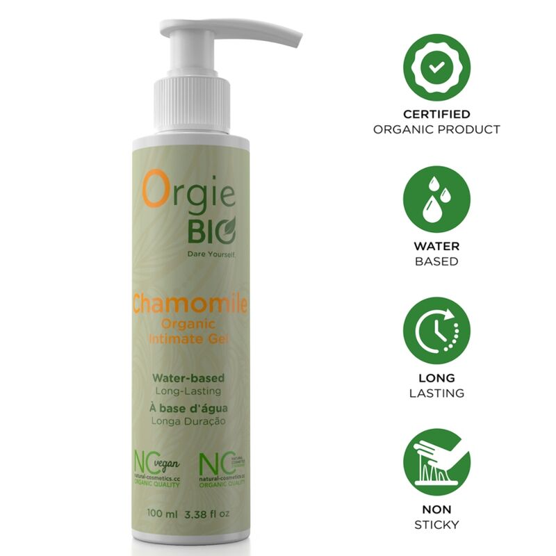 Orgie-Bio Lubrificante Biologico a Base Acqua con Camomilla