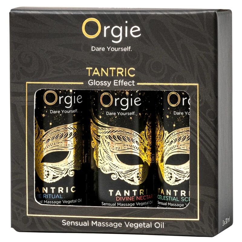 Orgie-Tantrico Set Oli da Massaggio Sensuale 3 x 30 ml