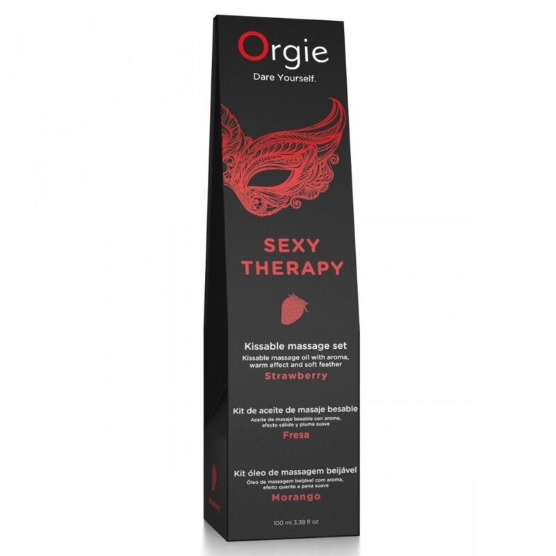 Orgie-Lips Massage Set con Aroma di Fragola 100 ml 3 Orgie-Lips Massage Set con Aroma di Fragola 100 ml · Massaggio erotico (imaginea 3)