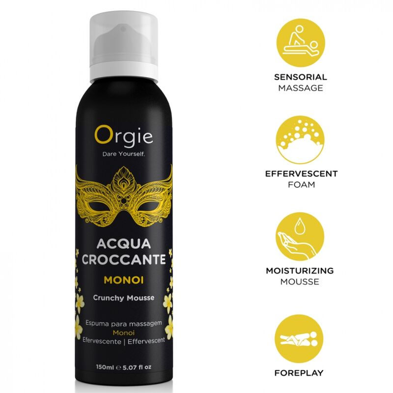 Orgie-Acqua Croccante Mousse di Massaggio Monoï 150 ml 65 Orgie-Acqua Croccante Mousse di Massaggio Monoï 150 ml