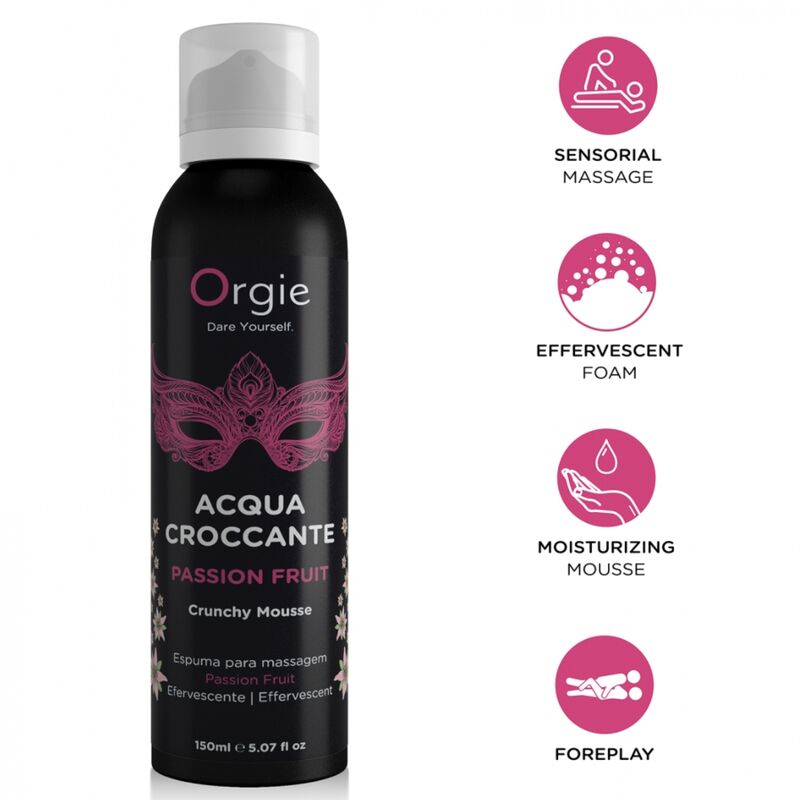 Orgie-Acqua Croccante Mousse da Massaggio Frutto della Passione