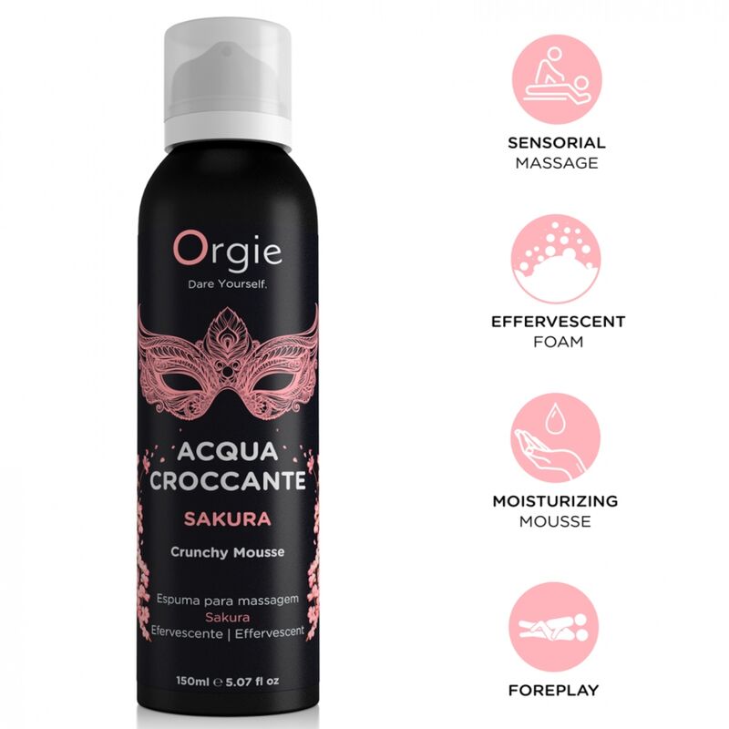 Orgie-Acqua Croccante Mousse da Massaggio Fiori di Ciliegio