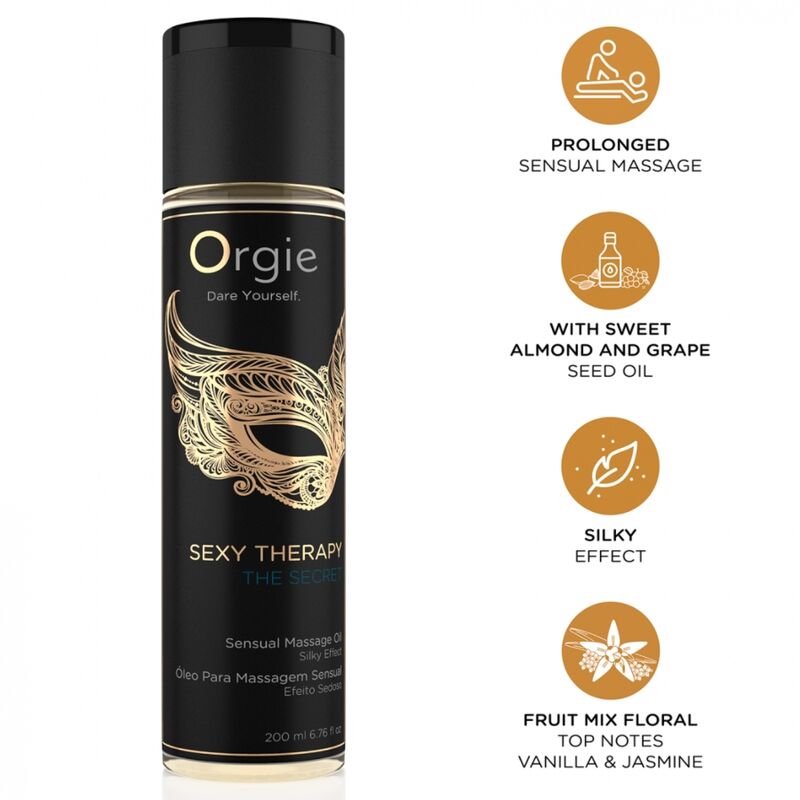 Orgie-Sexy Therapy The Secret Olio da Massaggio 200 ml