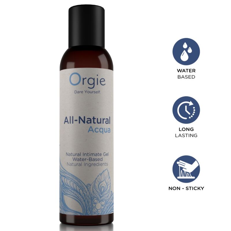 Orgie-All-Natural Acqua Lubrificante a base d'acqua 150 ml 47 Orgie-All-Natural Acqua Lubrificante a base d'acqua 150 ml