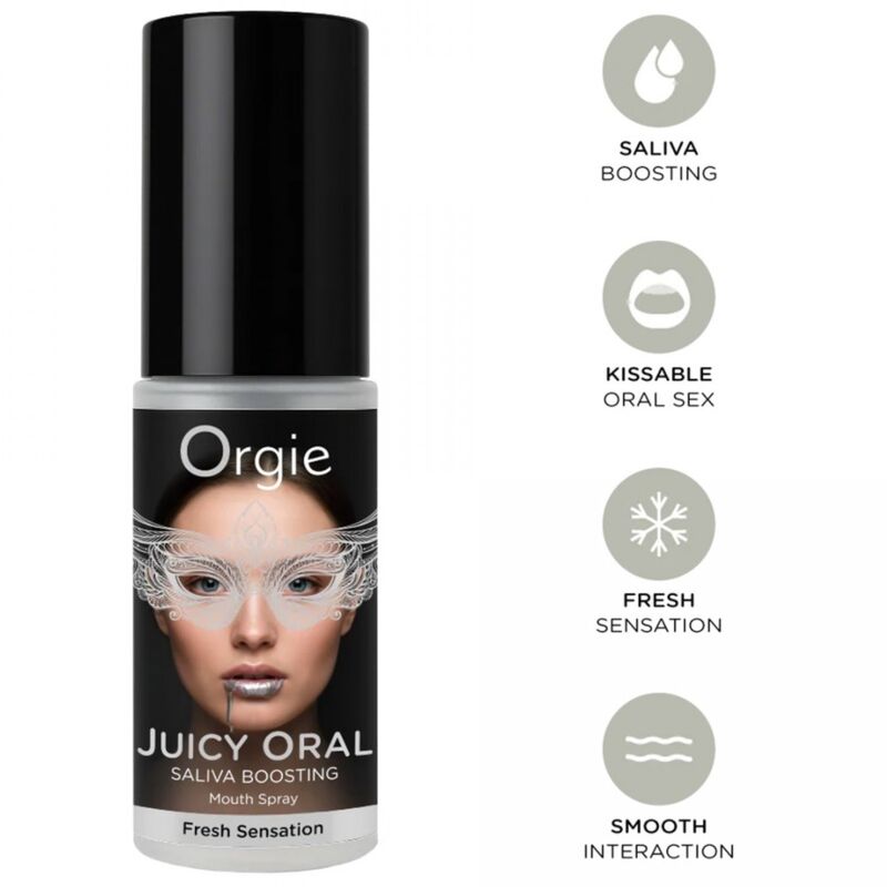 Orgie-Juicy Oral Spray Buccale con Sapore di Menta 15 ml