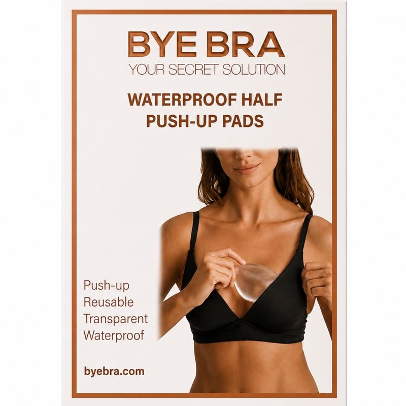 Bye Bra -Pull Ups-Semi Pads Push-up Trasparente · Lingerie sexy donna