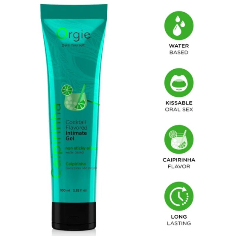 Orgie-Lube Tubo Cocktail Caipirinha Lubrificante 100 ml