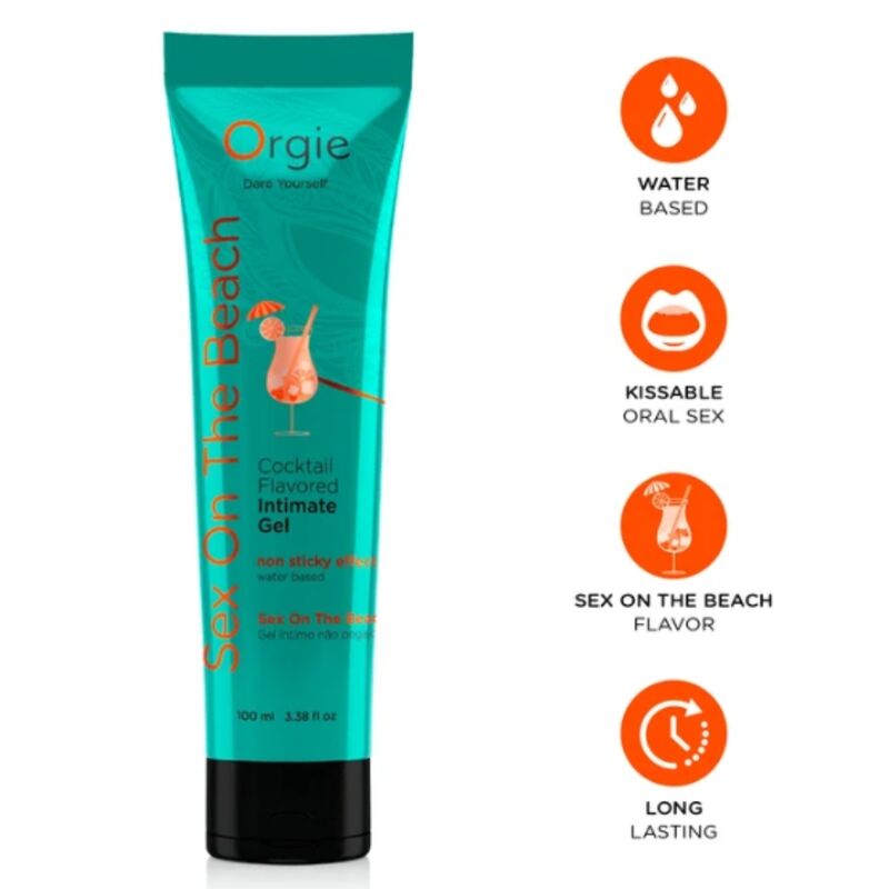 Orgie-Lube Tube Cocktail Sesso sulla spiaggia Lubrificante 100 ml
