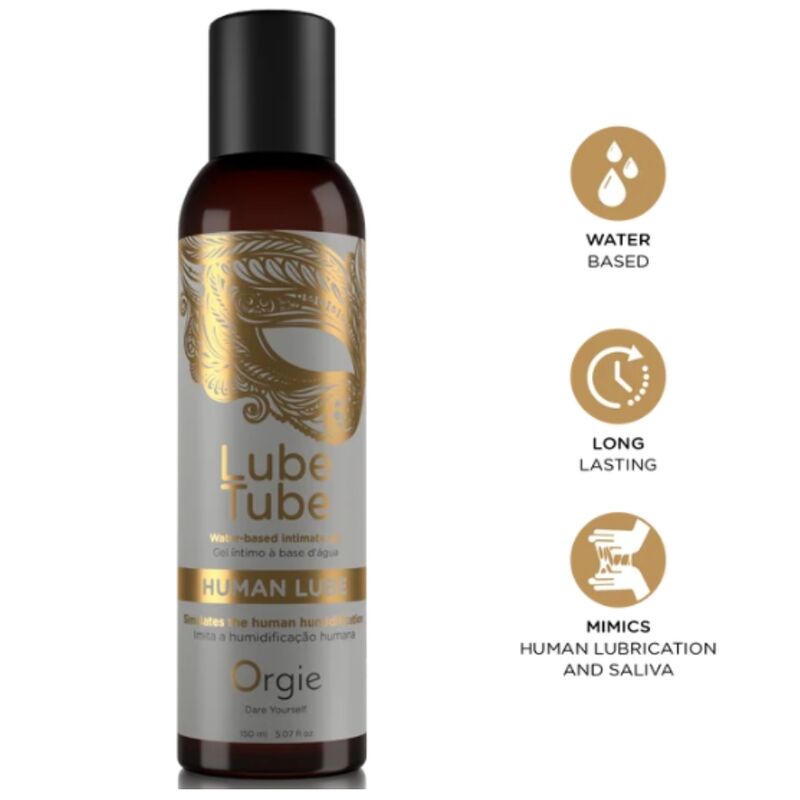 Orgie-Lube Tube Human Lubrificante a base d'acqua 150 ml