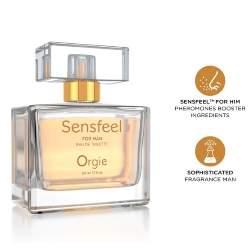 Orgie-Sensfeel Acqua da Bagno Feromoni Uomini 50 ml