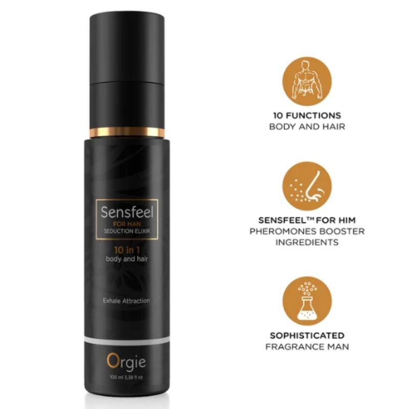 Orgie-Sensfeel Seduction Elisir Lozione Corpo e Capelli Uomini