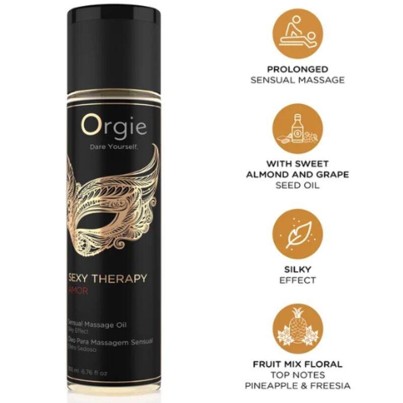 Orgie-Sexy Therapy Amore Olio da Massaggio Sensuale 200 ml