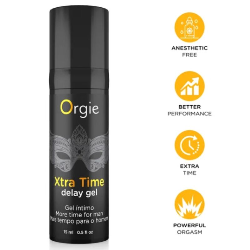 Orgie-Xtra Time Gel Ritardo senza Anestetico 15 ml