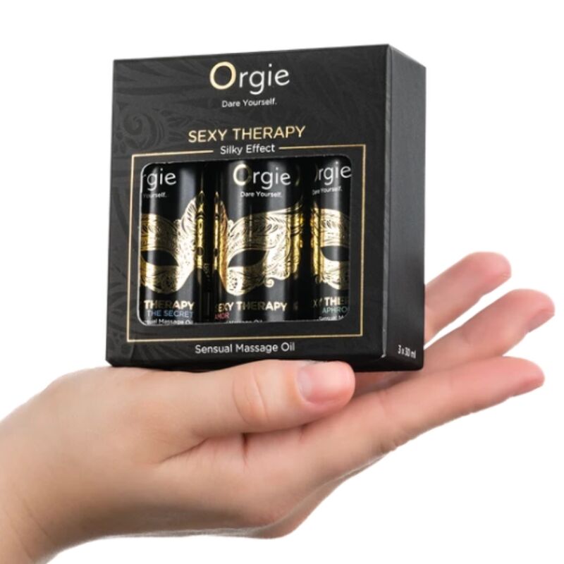 Orgie-Sexy Therapy Set Oli da Massaggio 3 x 30 ml · Massaggio erotico (imaginea 3)