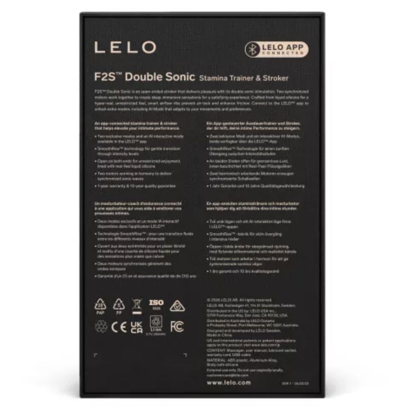 Lelo-F2S Double Sonic Masturbatore Uomo Verde Olio 5 Lelo-F2S Double Sonic Masturbatore Uomo Verde Olio · Masturbatori (imaginea 5)