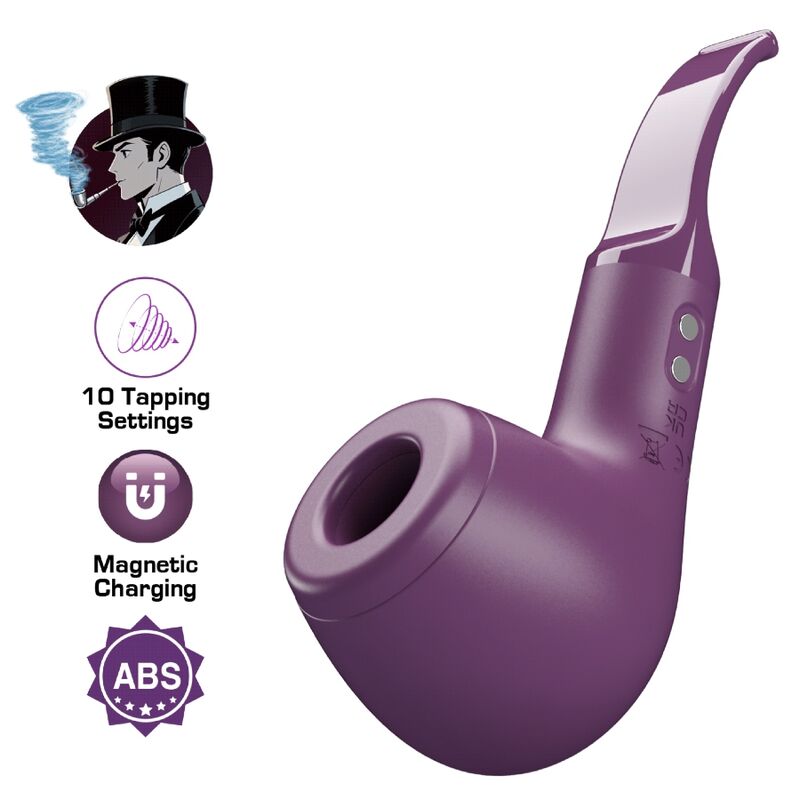 PRETTY LOVE - PIPE STIMULATOR WITH 10 TAPPING SETTINGS PURPLE · Vibratoare